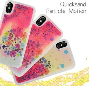 Zizo Zizo Liquid Glitter Star Case - Etui iPhone X (Spring Flowers) 3