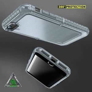 Zizo Zizo Dynite Cover - Etui iPhone 8 / 7 ze szkłem 9H na ekran (Gray) 6