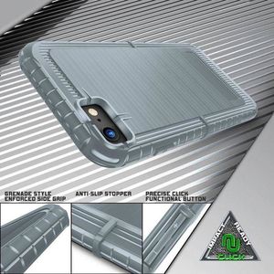 Zizo Zizo Dynite Cover - Etui iPhone 8 / 7 ze szkłem 9H na ekran (Gray) 7