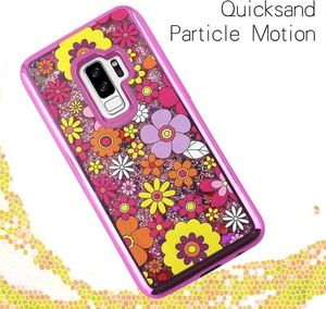Zizo Zizo Liquid Glitter Star Case - Etui Samsung Galaxy S9+ (Multiflowers) 4