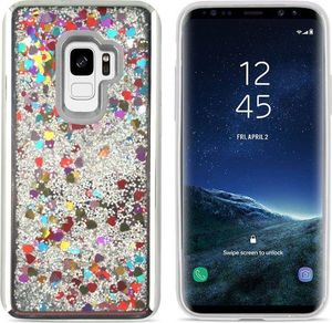 Zizo Zizo Liquid Glitter Star Case - Etui Samsung Galaxy S9 (Silver) 2