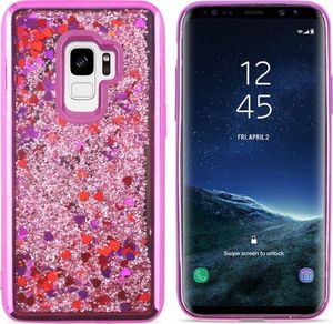Zizo Zizo Liquid Glitter Star Case - Etui Samsung Galaxy S9 (Pink) 2