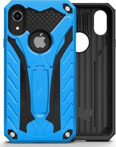 Zizo Zizo Static Cover - Pancerne etui iPhone XR z podstawką (Blue/Black) 7