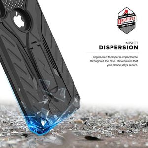 Zizo Zizo Static Cover - Pancerne etui iPhone Xs Max z podstawką (Black/Black) 3