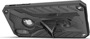 Zizo Zizo Static Cover - Pancerne etui iPhone Xs Max z podstawką (Black/Black) 6