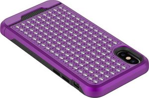 Zizo Zizo Star Diamond Hybrid Cover - Etui iPhone X (Purple/Black) 2