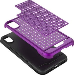 Zizo Zizo Star Diamond Hybrid Cover - Etui iPhone X (Purple/Black) 4