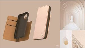 Moshi Moshi Overture - Etui 2w1 iPhone 11 Pro Max z kieszeniami na karty + stand up (system SnapTo) (Luna Pink) 8