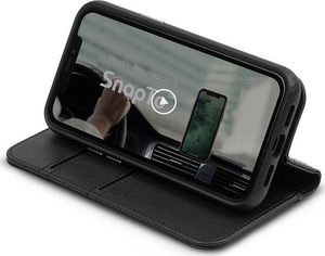 Moshi Moshi Overture - Etui 3w1 iPhone 12 / iPhone 12 Pro z kieszeniami na karty + stand up (system SnapTo) (Jet Black) 11