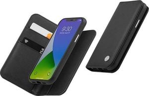 Moshi Moshi Overture - Etui 3w1 iPhone 12 / iPhone 12 Pro z kieszeniami na karty + stand up (system SnapTo) (Jet Black) 13