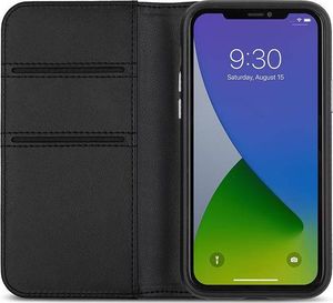 Moshi Moshi Overture - Etui 3w1 iPhone 12 / iPhone 12 Pro z kieszeniami na karty + stand up (system SnapTo) (Jet Black) 10
