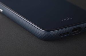 Moshi Moshi iGlaze - Etui iPhone 12 Pro Max (system SnapTo) (Midnight Blue) 5