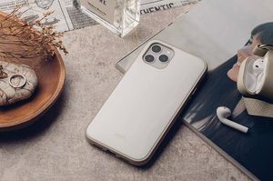 Moshi Moshi iGlaze - Etui iPhone 12 Pro Max (system SnapTo) (Pearl White) 5