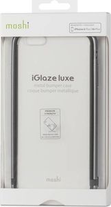 Moshi Moshi iGlaze Luxe - Etui z aluminiową ramką iPhone 6s Plus / iPhone 6 Plus (Titanium Grey) 11