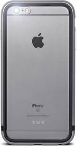Moshi Moshi iGlaze Luxe - Etui z aluminiową ramką iPhone 6s Plus / iPhone 6 Plus (Titanium Grey) 4