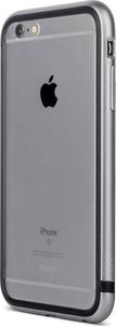 Moshi Moshi iGlaze Luxe - Etui z aluminiową ramką iPhone 6s Plus / iPhone 6 Plus (Titanium Grey) 5