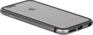Moshi Moshi iGlaze Luxe - Etui z aluminiową ramką iPhone 6s Plus / iPhone 6 Plus (Titanium Grey) 7