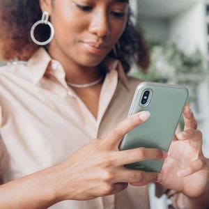 Moshi Moshi iGlaze - Etui iPhone Xs Max (Powder Blue) 6