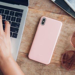 Moshi Moshi iGlaze - Etui iPhone Xs Max (Taupe Pink) 6