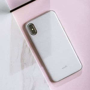 Moshi Moshi iGlaze - Etui iPhone Xs Max (Pearl White) 6