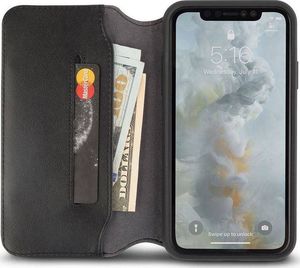 Moshi Moshi Overture - Etui iPhone Xs Max z kieszenią na karty + stand up (Charcoal Black) 3