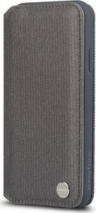 Moshi Moshi Overture - Etui iPhone XR z kieszenią na karty + stand up (Herringbone Gray) 3