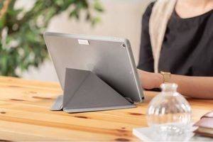 Etui na tablet Moshi Moshi VersaCover - Etui origami iPad 10.2" (2020 / 2019) (Stone Gray) 14