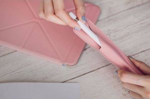 Moshi Moshi Apple Pencil case - Magnetyczne etui do rysika Apple Pencil (Stone Gray) 7