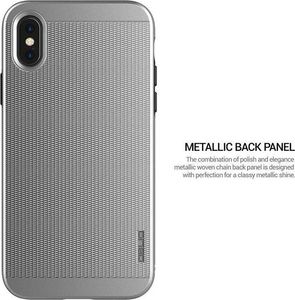 Obliq Obliq Slim Meta - Etui iPhone Xs / X (Satin Silver) 2