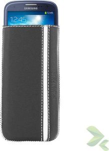Valenta Valenta Pocket Stripe - Skórzane etui wsuwka Samsung Galaxy S4/S III, HTC One i inne (czarny) 3