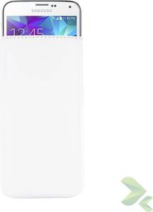 Valenta Valenta Pocket Classic - Skórzane etui wsuwka Samsung Galaxy S5/S5 Neo, Sony Xperia Z i inne (biały) 3