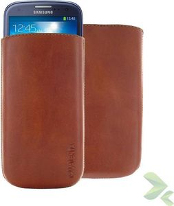 Valenta Valenta Pocket Classic - Skórzane etui wsuwka Samsung Galaxy S4/S III, HTC One i inne (brązowy) 1