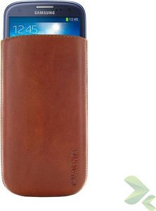 Valenta Valenta Pocket Classic - Skórzane etui wsuwka Samsung Galaxy S4/S III, HTC One i inne (brązowy) 3