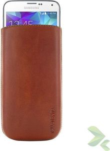 Valenta Valenta Pocket Classic - Skórzane etui wsuwka Samsung Galaxy S5, Sony Xperia Z i inne (brązowy) 3