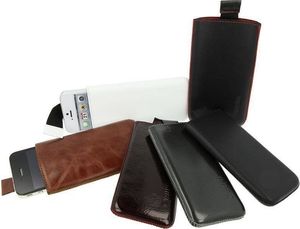 Valenta Valenta Pocket Classic - Skórzane etui wsuwka Samsung Galaxy S5, Sony Xperia Z i inne (brązowy) 9