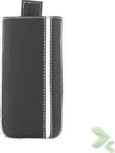 Valenta Valenta Pocket Stripe - Skórzane etui wsuwka Samsung Galaxy S5, Sony Xperia Z i inne (czarny) 4