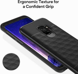 Caseology Caseology Parallax Case - Etui Samsung Galaxy S9 (Black/Black) 3