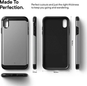 Caseology Caseology Legion Case - Etui iPhone Xs Max (Silver) 3