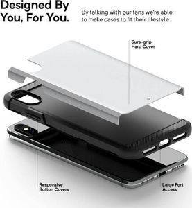 Caseology Caseology Legion Case - Etui iPhone Xs Max (Silver) 7