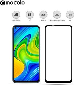 Mocolo Mocolo 2.5D Full Glue Glass - Szkło ochronne Xiaomi Redmi Note 9 3