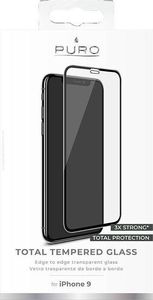 Puro PURO Premium Full Edge Tempered Glass - Szkło ochronne hartowane na ekran iPhone 11 / iPhone XR (czarna ramka) 2