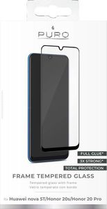 Puro PURO Frame Tempered Glass - Szkło ochronne hartowane na ekran Huawei Nova 5T 2