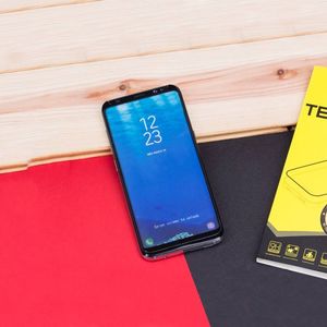 Wozinsky Wozinsky super wytrzymałe szkło hartowane 5D Full Glue na cały ekran z ramką Samsung Galaxy S8 G950 czarny - case friendly 4