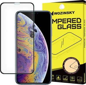 Wozinsky Wozinsky super wytrzymałe szkło hartowane Full Glue na cały ekran z ramką Case Friendly Apple iPhone 11 Pro / iPhone XS / iPhone X czarny 1