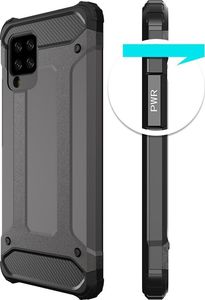 Hurtel Hybrid Armor pancerne hybrydowe etui pokrowiec Samsung Galaxy A42 5G niebieski 5