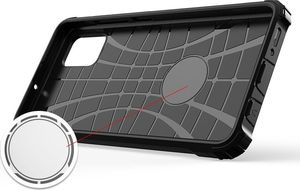 Hurtel Hybrid Armor pancerne hybrydowe etui pokrowiec Samsung Galaxy A42 5G złoty 6