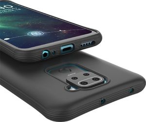 Hurtel Soft Color Case elastyczne żelowe etui do Xiaomi Redmi 10X 4G / Xiaomi Redmi Note 9 czarny 3