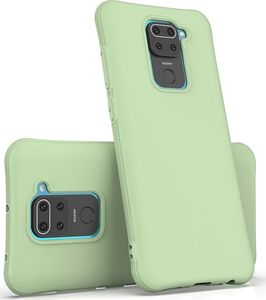 Hurtel Soft Color Case elastyczne żelowe etui do Xiaomi Redmi 10X 4G / Xiaomi Redmi Note 9 niebieski 4