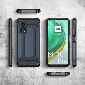 Hurtel Hybrid Armor pancerne hybrydowe etui pokrowiec Xiaomi Mi 10T Pro / Xiaomi Mi 10T złoty 4