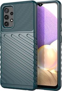 Hurtel Thunder Case elastyczne pancerne etui pokrowiec Samsung Galaxy A72 4G zielony 1